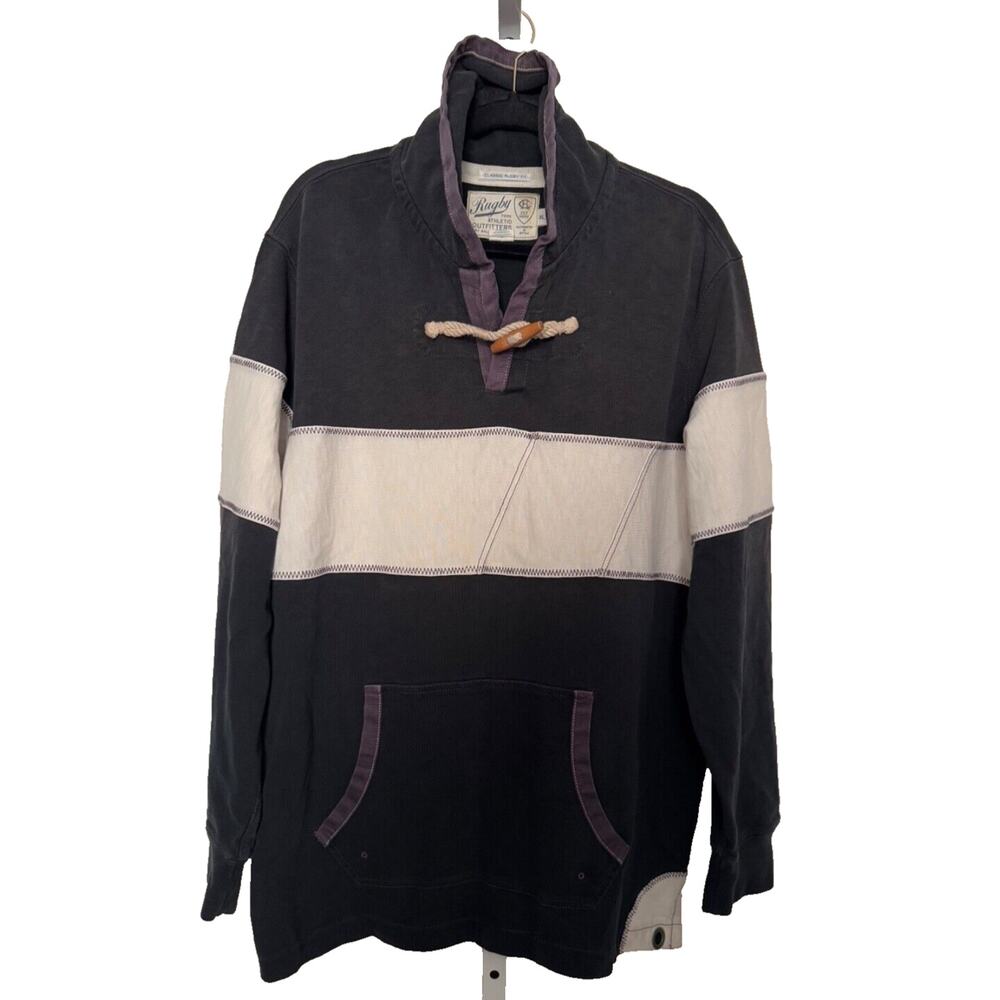 Rugby Athletic Outfitters Ralph Lauren Long Sleeve Striped Shirt Men's Size XL